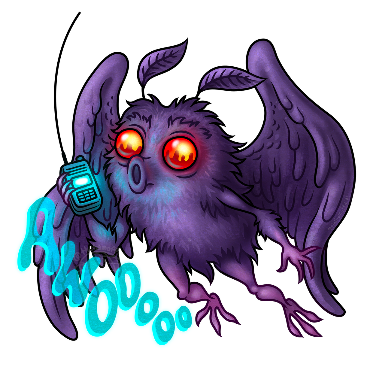 Mothman AWOO (Commission)